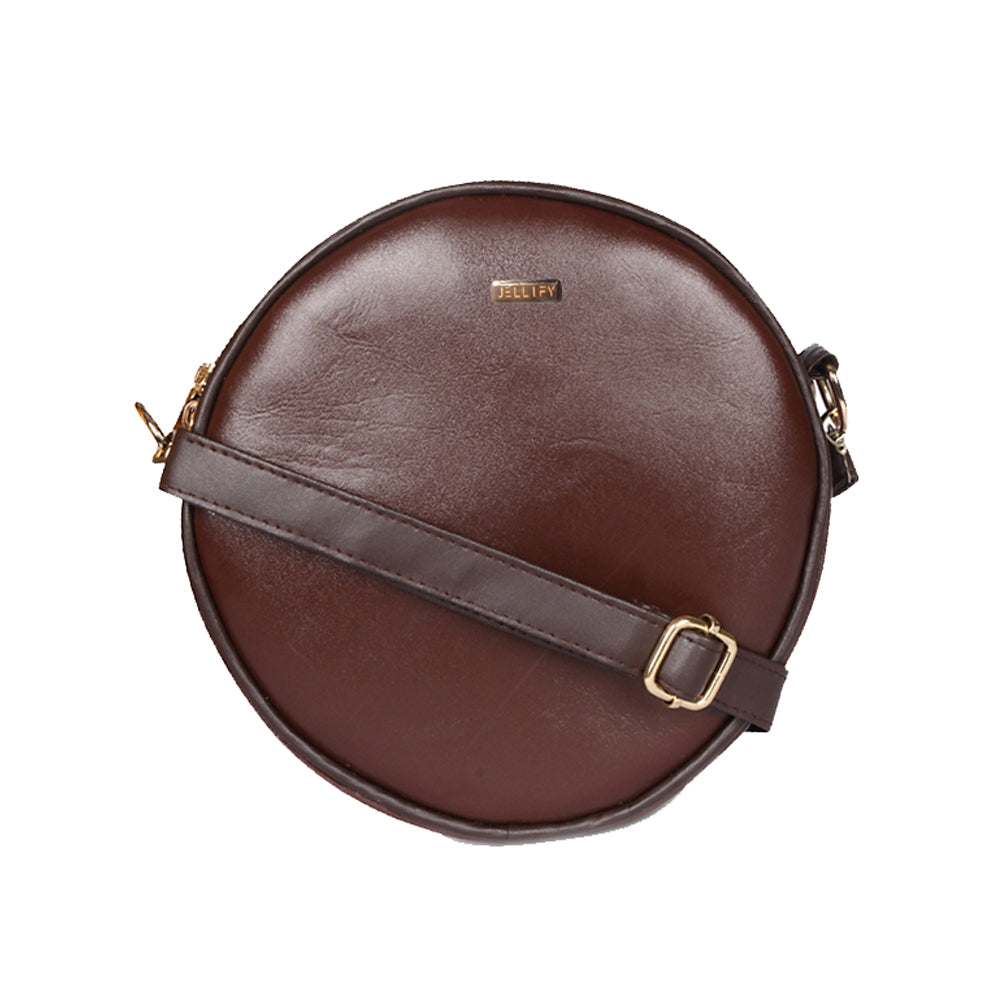 Brown Leather Sling Bag