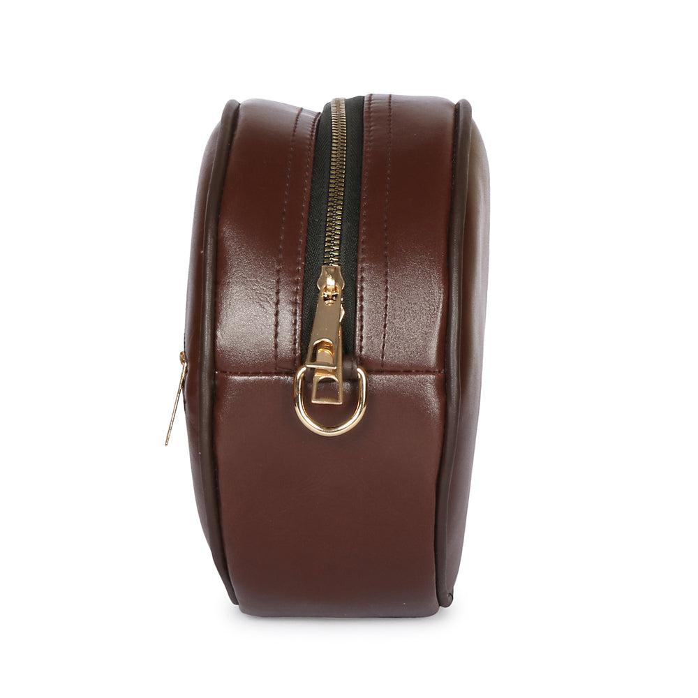 Brown Leather Sling Bag