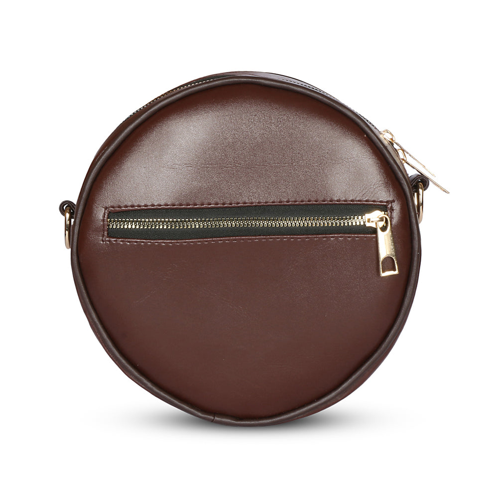 Brown Leather Sling Bag