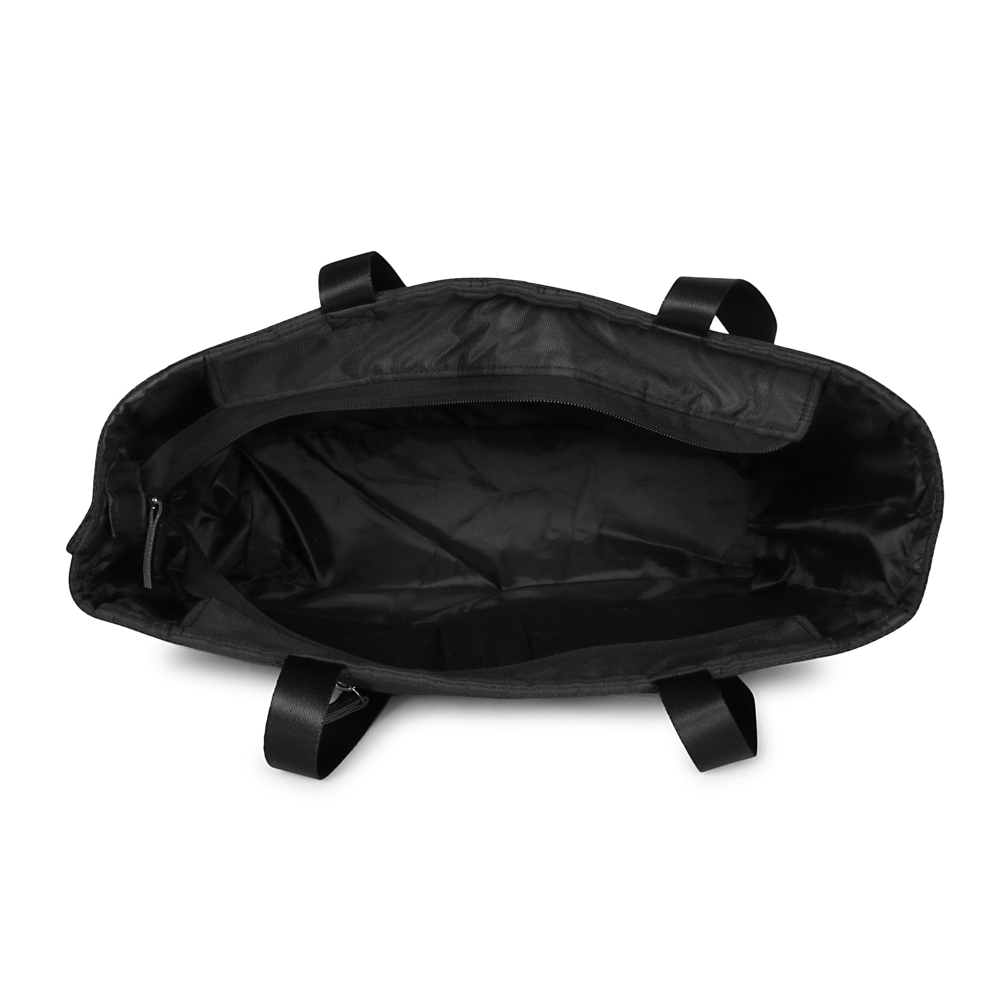 Fatty Tote Bag with Laptop Compartment, Multipurpose, Black