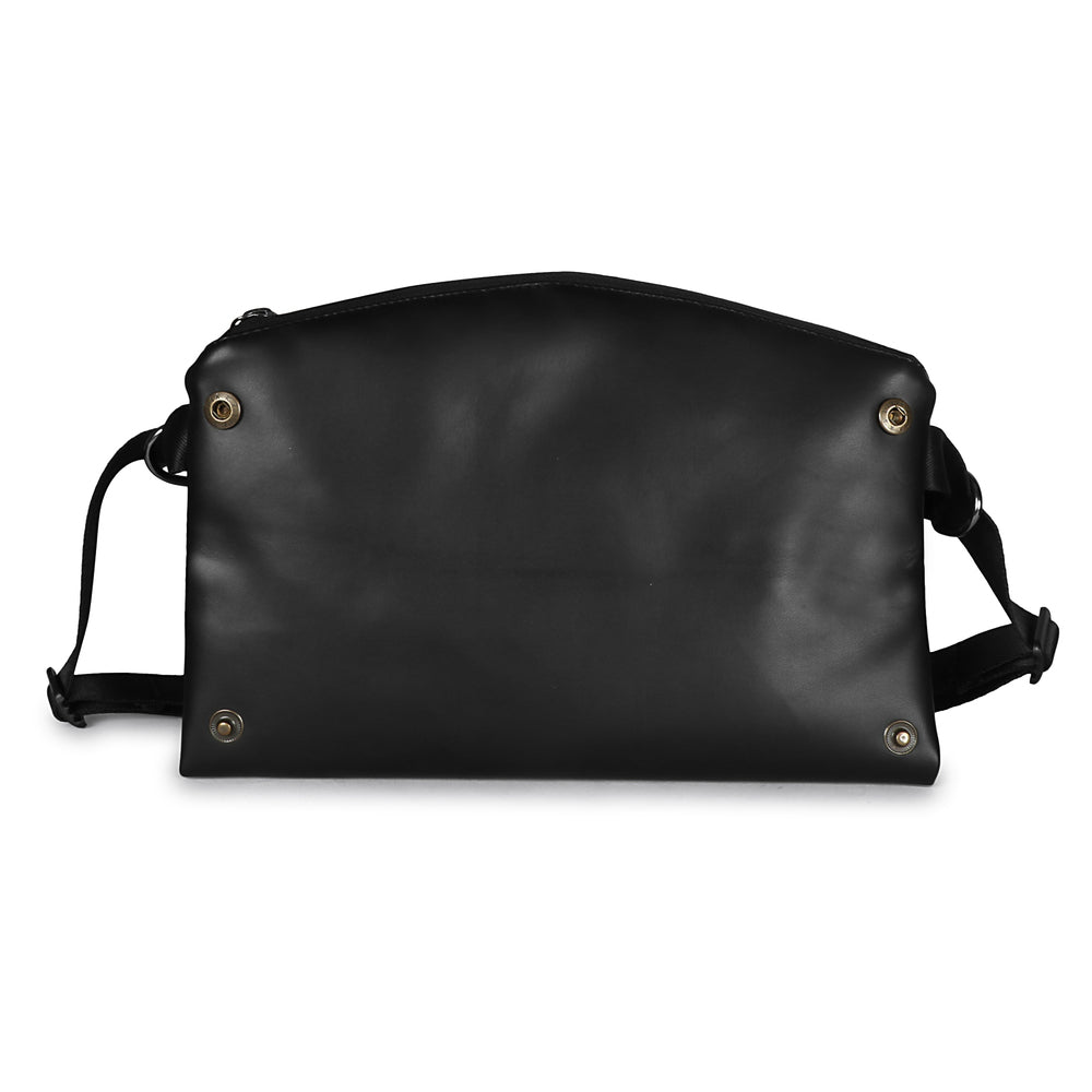 Black Sling Bag, Cross Body Hand Bag for unisex