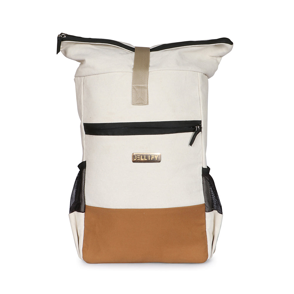 Canvas Roll top Backpack for Daily use and Travelling, Anti Theft Pocket and Expandable Size