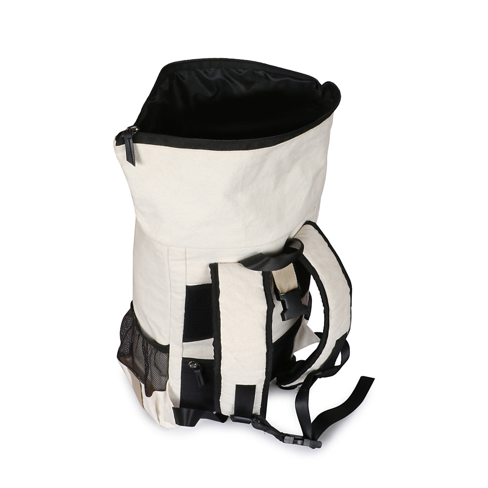 Canvas Roll top Backpack for Daily use and Travelling, Anti Theft Pocket and Expandable Size