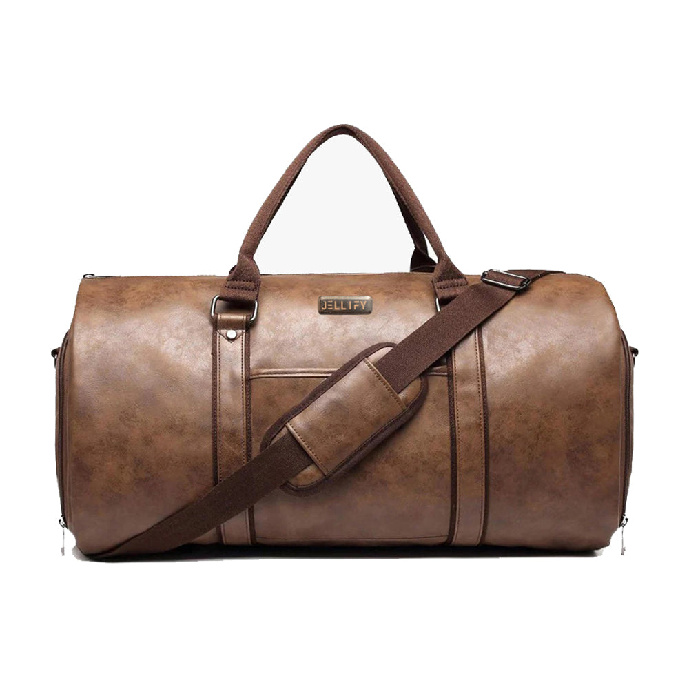 Brown Convertible Duffel Bag