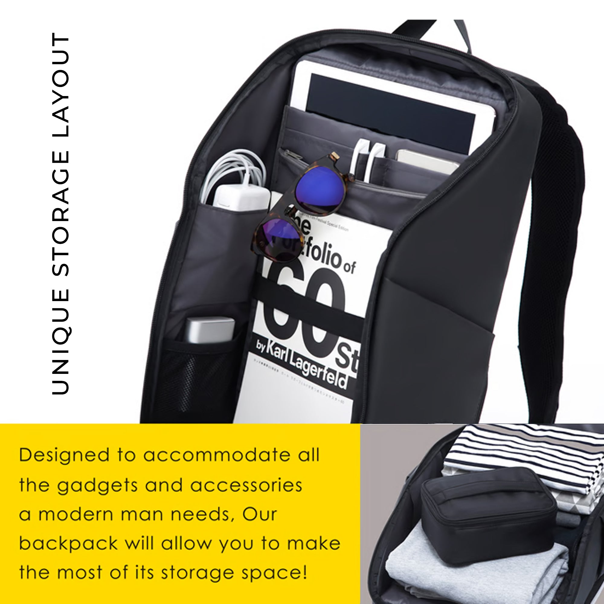 Laptop Bag, Backpack | Travel Bag | Weekend Travel | Everyday Backpack | USB Charging Port