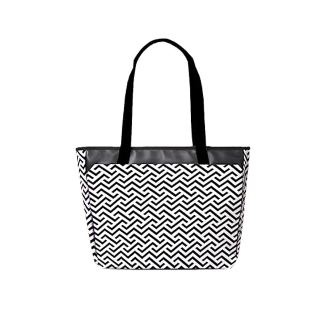 Large Zig Zag Pattern Fatty Tote Bag